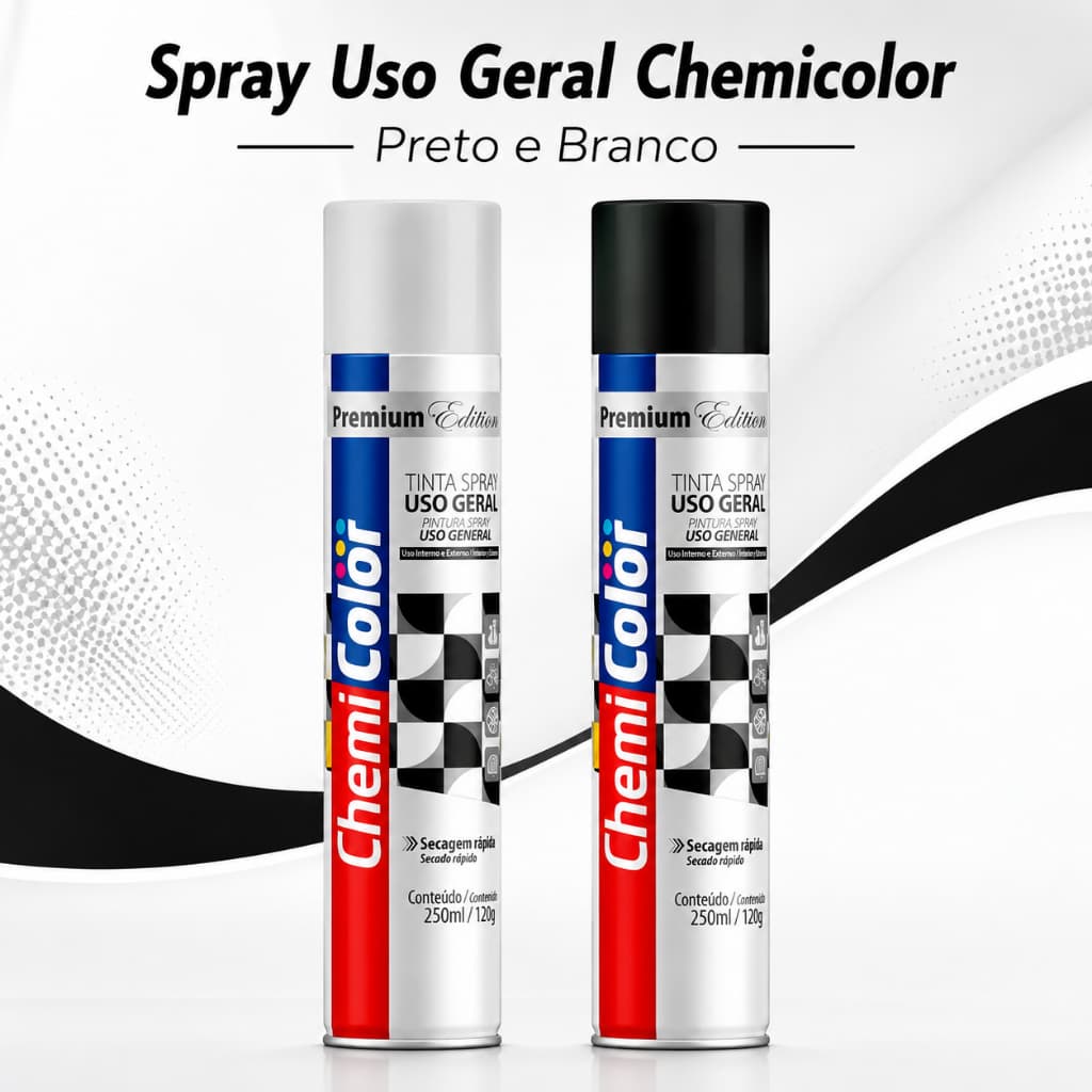 TINTA SPRAY USO GERAL 250ML CHEMICOLOR
